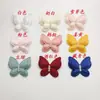 Tecido novo de verão camada dupla pequenos acessórios de pérola e borboleta semiacabados DIY acessórios de cabelo para crianças acessórios para roupas calçados