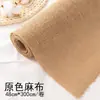Fita de Algodão e Linho de Cor Original, Fita para Embalagem de Flores, Laço para Embalagem de Presente, Embalagem Floral de Buquê Fita para Flores