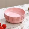 Plato Redondo Plato para Escupir Huesos Doméstico Plástico Mesa de Comedor Plato para Huesos Plato para Escupir Huesos Snacks Plato Pequeño Plato para Basura Almacenamiento Base
