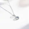 Collar con Colgante de Bombilla Pequeña de Jade Espuma de Agua Cadena para Clavícula de Mujer Estilo Chino Simple Estilo Lujo Ligero Estilo Popular de Transmisión en Vivo Venta Directa de Fábrica