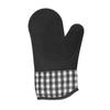 Guantes de Silicona Engrosados para Cocina Anti-quemaduras Más Algodón, Resistencia a Altas Temperaturas, Impermeables y Aislantes Guantes de Dos Dedos para Hornos de Horneado