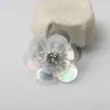 Parche de flor de lentejuelas hecho a mano DIY parche de tela de flor con lentejuelas y cuentas accesorios de aplicación para decoración de ropa sombrero bolsa zapatos
