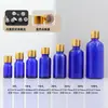 Frasco de Óleo Essencial Marrom Tampa de Alumínio Brilhante 5ml 10ml 30ml Frasco de Óleo Essencial Marrom Transparente Pronto Frasco de Perfume