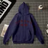 Sudadera con cremallera de diseño simple de moda con estampado alfanumérico rojo Sudadera informal holgada Chaqueta cárdigan