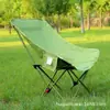 Silla plegable para exteriores, silla High Moon, silla de camping ajustable, reclinable portátil, silla de playa, pesca, picnic, taburete