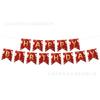 Bandeja de Papel Decorativa para Fiesta de Navidad Transfronteriza, Arreglo para Fiesta de Cumpleaños, Vaso de Papel Navideño de Reno, Servilletas, Suministros para Fiesta