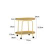 Novedad 2024 Estante de Flores de Hierro Lujo Ligero Simple para Interiores Balcón de Pie Múltiples Niveles para Macetas de Suculentas con Ruedas para Sala de Estar