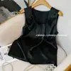 Chaleco Retro sin Mangas de Verano para Mujer con Tirantes Verano Elegante Jersey Nuevo Holgado Delgado Delgado Top Base