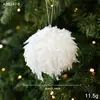 Nova Fita de Lamê Prata de Natal, Bolas de Espuma, Enfeites para Árvore de Natal, Decorações Criativas de Natal para Criar uma Atmosfera Festiva, Decorações de Festa