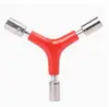 Juego de Herramientas para Reparación de Bicicletas, Llave Inglesa, Herramienta Hexagonal Externa de Tres Puntas, Herramienta de Llave de Vaso en Forma de Y