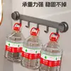 Fila de ganchos adhesivos para baño, gancho de ventosa, sin taladro, resistente, para uso en cocina y hogar, fila de ganchos para ropa en la parte trasera de la puerta