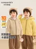 Jaqueta de fleece Kaka Panda para meninos, roupas de inverno para meninas, blusa quente de inverno para crianças, roupas de outono e inverno para bebês