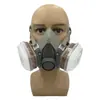 Máscaras Antivírus e à Prova de Poeira de Tanque Duplo 6200 para Poeira de Pintura por Pulverização, Vapor Orgânico, Benzeno, Anilina, Nitrobenzeno, Tetracloroetileno, Etc.