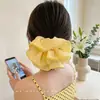 Xuxinha amarela extra grande para mulheres, novo modelo 2026, elástico de cabelo de alta qualidade para coques, faixa de cabelo elástica, acessório de cabelo