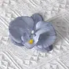 Cabezas de flores artificiales de orquídea mariposa, materiales para flores de pared, materiales para pasadores y accesorios para el cabello hechos a mano para DIY, piezas de flores y accesorios de pétalos para decoración de bodas