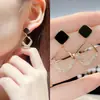 Aguja de plata 925, diseño de nicho, aretes de puesto de mercado nocturno, fuente mayorista, aretes de moda estilo coreano, aretes populares