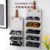Estuche Portátil para Gafas de Sol Bolsa para Gafas Plegable con Múltiples Compartimentos Bolsa Colgante para Ojos Estante de Almacenamiento para Hombres y Mujeres Artefacto Estudiante