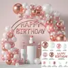 Set de Cadena de Globos Transfronteriza Se Puede Empacar al Vacío para Eventos, Fiestas, Cumpleaños, Bodas, Ceremonias de Apertura, Decoraciones y Arcos