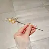 Horquilla de Borla Estilo Antiguo de Alta Gama para Mujer, Nueva Horquilla Chinoiserie, Horquilla Moderna para Cheongsam, Tocado de Horquilla