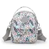 2025 Nuevo Bolso de Nylon Estampado para Mujer de Invierno Bolso de Hombro Ligero Bolso Bandolera Casual Bolso para Monedas y Teléfono Móvil
