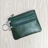 Explosiones Europeas y Americanas Billetera de Monedas de Cuero Genuino para Dama Bolso con Cremallera para Llaves de Casa Bolso Multifuncional para Tarjetas Monedas Monedas Monedas Bolso al por Mayor