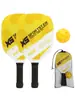 Kit Completo de Raquete de Pickleball Tábua de Raquete de Pickleball Crianças Adultos Feito de Madeira de Choupo Raquete de Pickleball Profissional