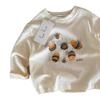 Camiseta de Dibujos Animados para Niños 2026 Primavera y Otoño Nuevo Estilo Tops para Niños Camiseta de Manga Larga para Bebé Camiseta Básica Elegante para Niñas Todo Algodón