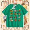 2026 Ropa para Perro Mi Cuchillo y Escudo Camiseta de Algodón Puro Manga Corta Shiba Inu Divertido Paquete de Emoticonos Abstractos Top para Niños y Adolescentes