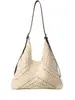 Bolso Grande de Gran Capacidad Calado Estilo Relajado para Mujer 2026 Nuevo Bolso de Hombro Cruzado para Viajar Bolso Tote Tejido Bolso de Paja