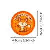 50 pegatinas de recompensa para bebés de compra directa transfronteriza, pegatinas impermeables para cuaderno de motivación de aprendizaje infantil con animales de dibujos animados