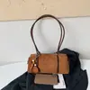 Bolso grande Boston para mujer, estilo retro, gran capacidad, nuevo modelo 2026, gama alta, nicho, bolso de hombro para ir al trabajo, bolso de axila