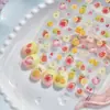 Tomoni Pegatinas Finas Resistentes para Uñas Estilo Ins Curación Primavera Nuevo Estilo Frutas Pastel Joyería Pegatinas de Uñas Hechas a Mano