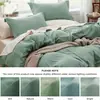Amazon Transfronterizo Juego de Cuatro Piezas Dormitorio Estudiantil Hogar Juego de Tres Piezas Funda Nórdica Ropa de Cama Sábanas Blancas Sábanas Ajustables Cubre Cama