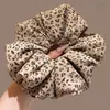 Scrunchie floral extra grande para mulheres, elástico de cabelo de alta qualidade, elástico para rabo de cavalo, elástico para coque, acessório de cabelo