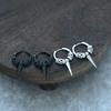 Pendientes de Acero Inoxidable con Patrón de Dragón Cónicos de Venta Caliente Transfronterizos Europeos y Americanos Tendencia Elegante Calle Tendencia Pendientes para Hombre Venta al por Mayor