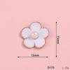 Nuevo Modelo Flor de Cinco Pétalos Completamente Diamantada Flor Diagonal Copo de Nieve Aceite Accesorios para Joyería DIY Funda de Teléfono Materiales de Pedrería Accesorios