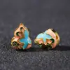 Accesorios de Cuentas Espaciadoras de Nube Multitaladro de Esmalte Cloisonné para Accesorios de Joyería DIY Hechos a Mano Lote de Espaciadores