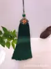 15cm Dielianhua Estilo Chinês Popular Esmalte Cloisonné Borla Borla Dinastia Han Botão Pressionado Pingente de Borla Pingente de Carro