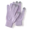 Luvas 100% Caxemira Pura para Homens e Mulheres, Inverno Acolchoadas Quentes Tela Sensível ao Toque Dedos Divididos Elegantes para Deslocamento Luvas de Tricô de Caxemira