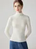 Novedad de Otoño 2026: Suéter de Cachemira para Mujer con Cuello de Pelo, Manga Larga, Color Sólido, Estilo Retro de Hong Kong, Suéter Versátil
