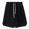 Calças Casuais de Alta Qualidade Jovens Modernas Patchwork Elásticas Calças Esportivas Soltas Moda Marca Moderna Shorts de Verão