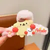 Presilha de Cabelo de Pelúcia Desenho Animado Fofa para Nuca de Mulheres Presilha de Tubarão Grampo de Cabelo Popular 2023 Novo Grampo de Cabelo Acessório de Cabeça