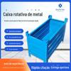 Caixa Basculante de Metal Material da Caixa Aço Ferro Cesto Caixa Basculante Cesto Basculante Metal Peças de Ferro Estrutura Caixa de Armazenamento