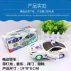 Brinquedo elétrico infantil simulação de iluminação 3D porta abre carro de polícia menino bebê Música Crianças quebra-cabeça carro esportivo carro