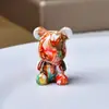 Colgante de Oso en Laca Estilo Chino Más Vendido, Patrón Tradicional Chino de Fortuna y Prosperidad, Joyería de Arte en Laca Hecha a Mano, Collar y Pulsera Versátiles