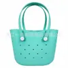 Bolsa de playa EVA en stock de fábrica, bolsa de agujeros grande de alta capacidad, personalizable y DIY, bolsa de mano de venta caliente transfronteriza para mujer