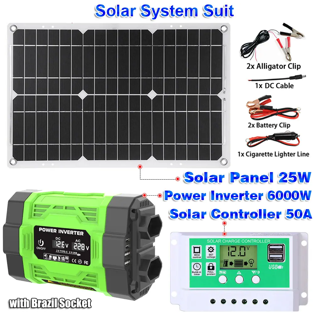 solar system NBG6000W巴西规+25W+G