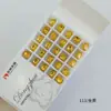 Popular Arte de Unha para Ano Novo Strass Pontiagudos Dourados Acessórios DIY Decorações de Unha Coloridas em Formato Oval
