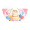 Roupas Personalizadas de Bolo de Aniversário para Meninos e Meninas de Todas as Idades, com uma Vibe Festiva de Festa de Aniversário, Apresentando uma Capa Pequena com Amarração