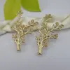 Accesorios de joyería hechos a mano DIY, material de horquilla, 43 * 27 MM, ramita de latón, accesorios para el cabello, tocado, accesorios al por mayor